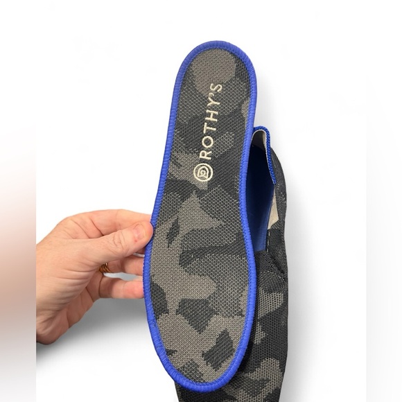 ROTHY’S Grey Camo Slide On Sneakers Women’s size 8 - Picture 11 of 16